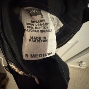 Levi's Dark Black Jeans